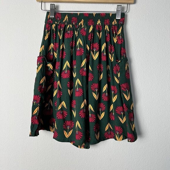 ModCloth Staycation Kickoff‎ Shorts Colorful Retro Casual Size XXS - Picture 5 of 8